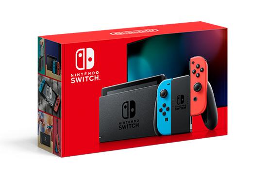 Discounted Game Console with Neon Red and Neon Blue Joy-Con, Used - Nintendo Switch V2 