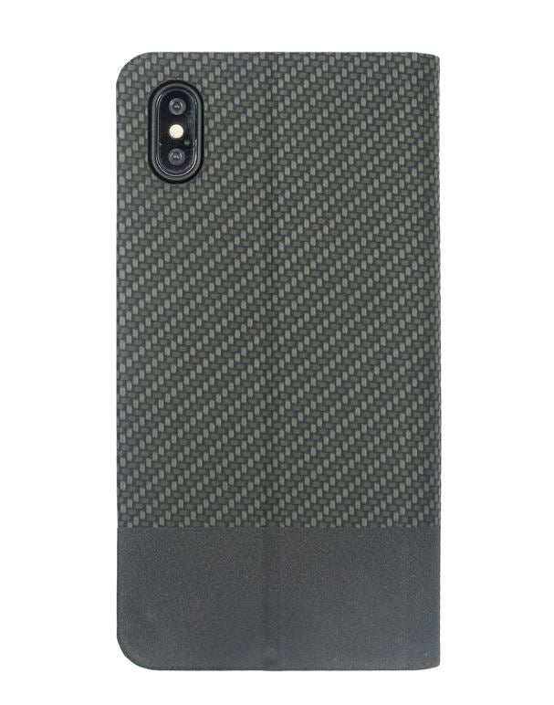 Чехол Tellur Book Case Carbon для iPhone XS черный