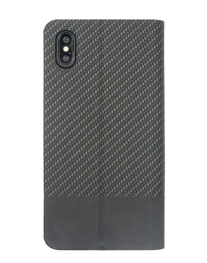 Tellur Book Case Carbon for iPhone XS black