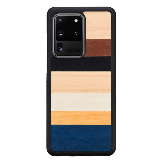Деревянный чехол для телефона Samsung Galaxy S20 Ultra, провинция чёрный