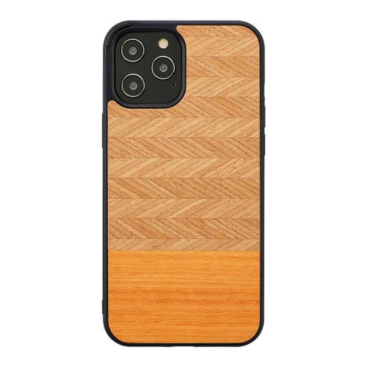 iPhone 12/12 Pro koka un polikarbonāta korpuss arancia black