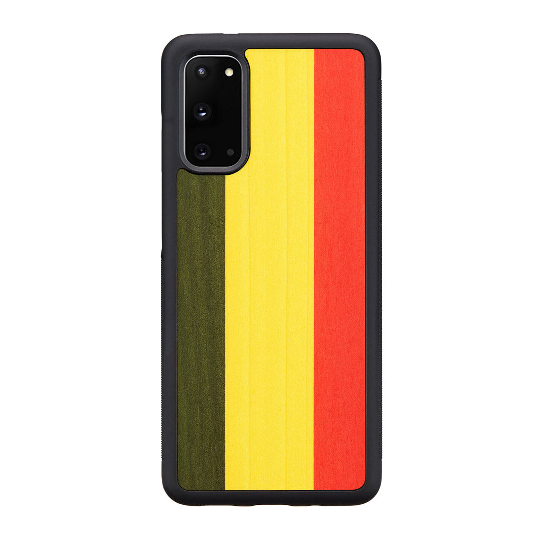 Galaxy S20 Wooden Case Reggae Black - MAN&amp;WOOD