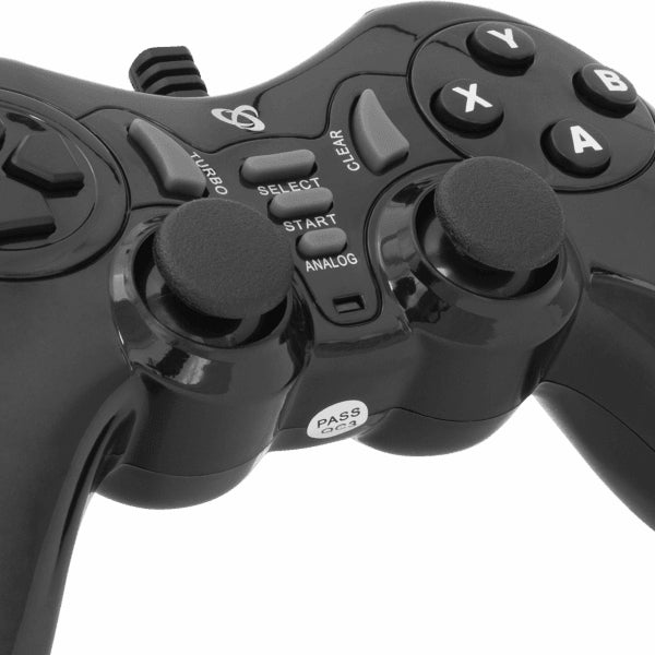 Gamepad ar vibrāciju un 19 taustiņiem, Sbox GP-2011 PC/PS3/Android TV