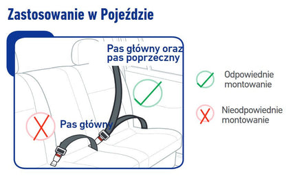 Child car seat with armrests, durable OXIMO AKSOB-BL Blue