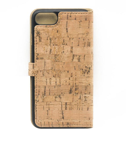 iPhone 7 cork book cover with polycarbonate from Tellur