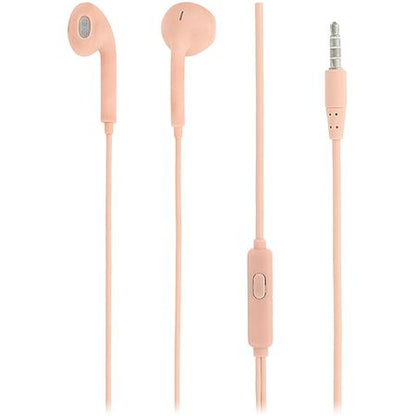 Tellur Fly In-Ear Noise Canceling Headphones with Memory Foam Eartips, Pink - Clear Sound and Comfort