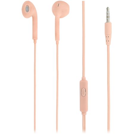 Headphones with noise reduction and memory foam earplugs Tellur Fly pink