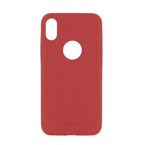 iPhone X/XS Cover Red Synthetic Leather Tellur