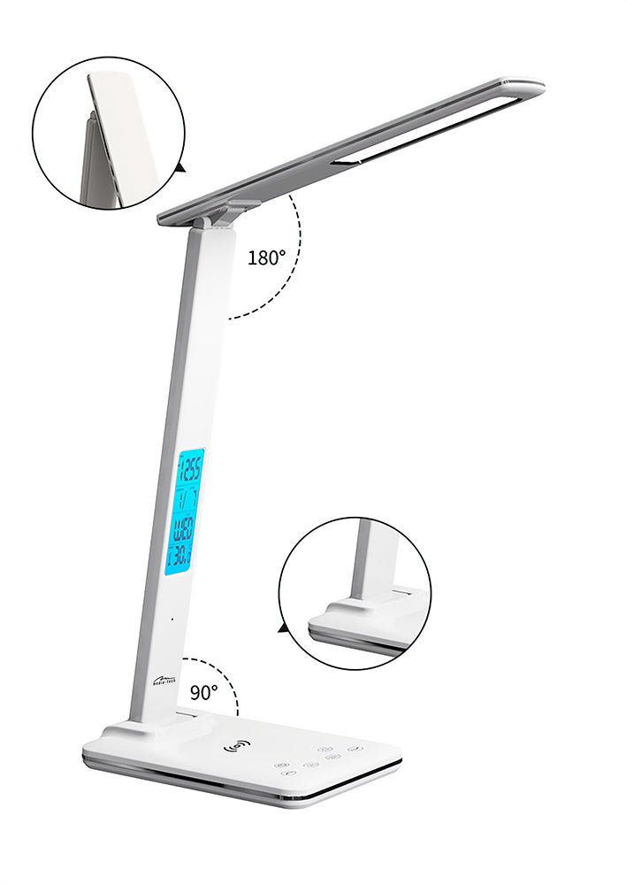 LED galda lampa ar bezvadu lādētāju Media-Tech MT222