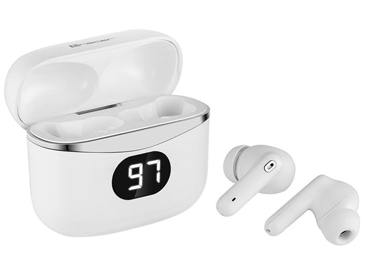 Wireless Headphones with Bluetooth 5.2, White - Tracer 47216