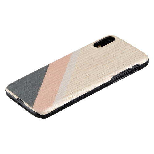 iPhone XR cover, pink/black, MAN&amp;WOOD