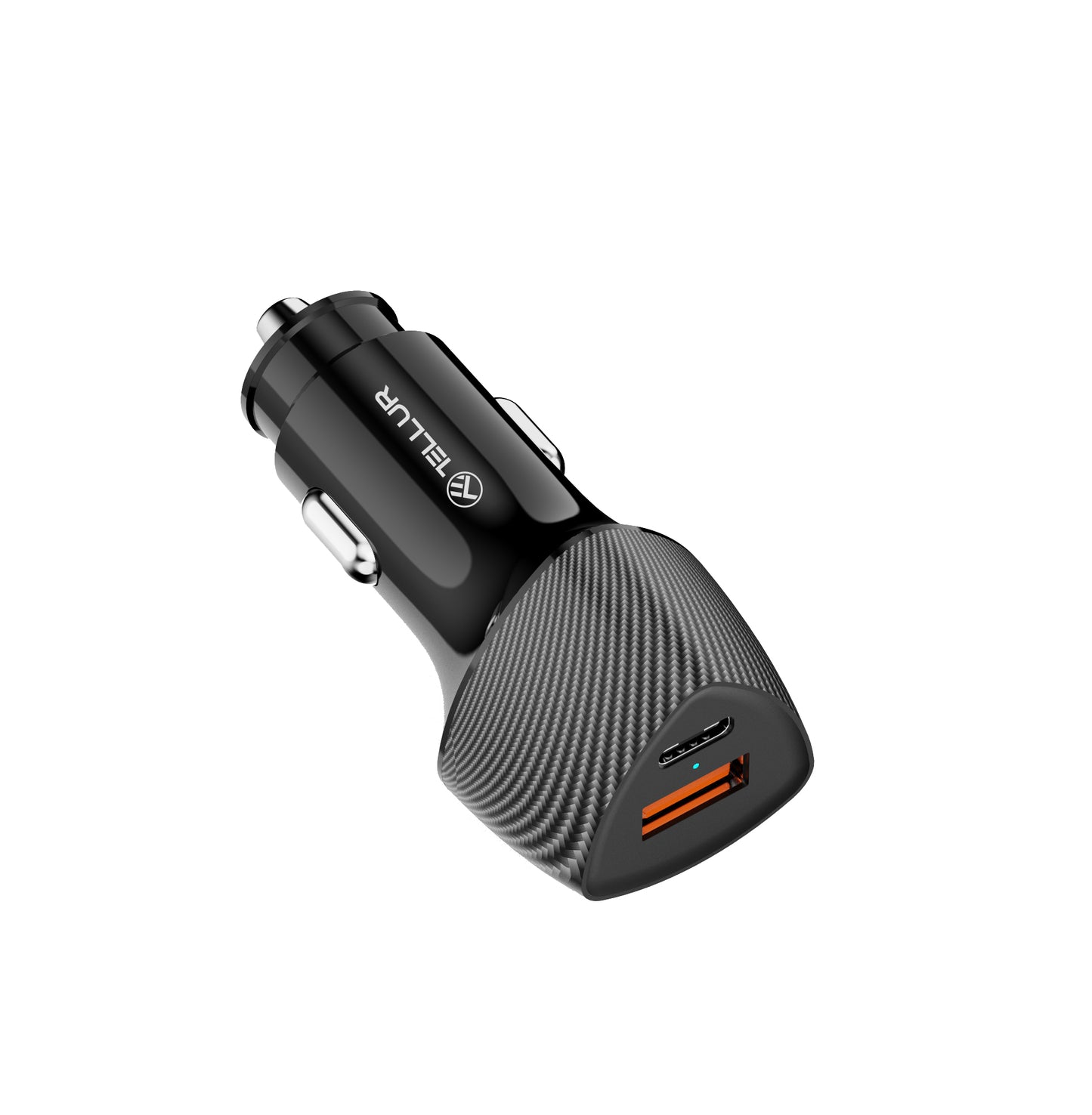 Tellur FCC10 car charger 38W, 6A (PD20W + QC3.0) black