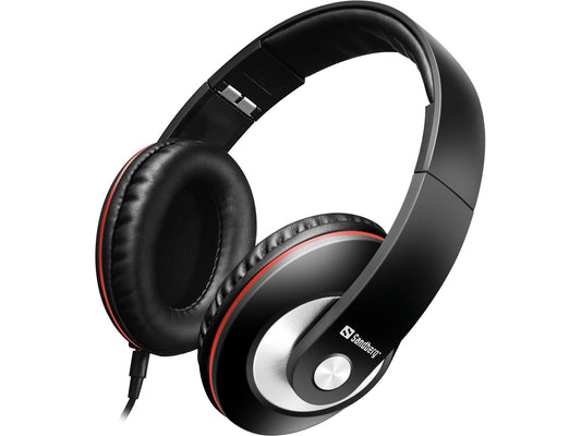 Headphones with microphone Sandberg Play'n Go black