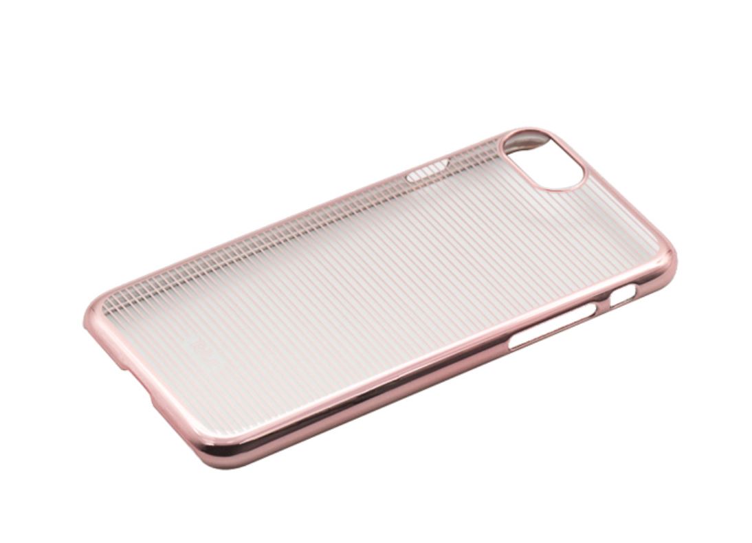 Hard cover for iPhone 7 with horizontal stripes, Tellur