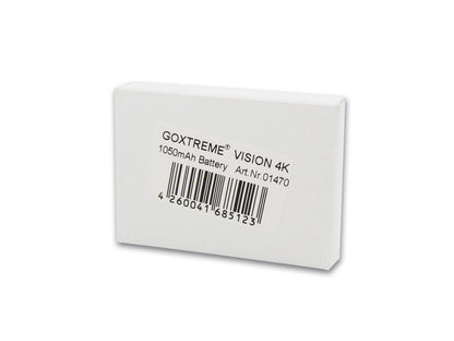 1050mAh battery for GoXtreme Vision 4K 01470 