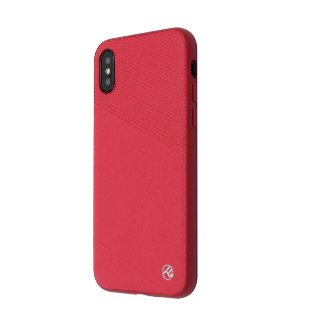 iPhone X/XS cover with relief and metal inserts Tellur