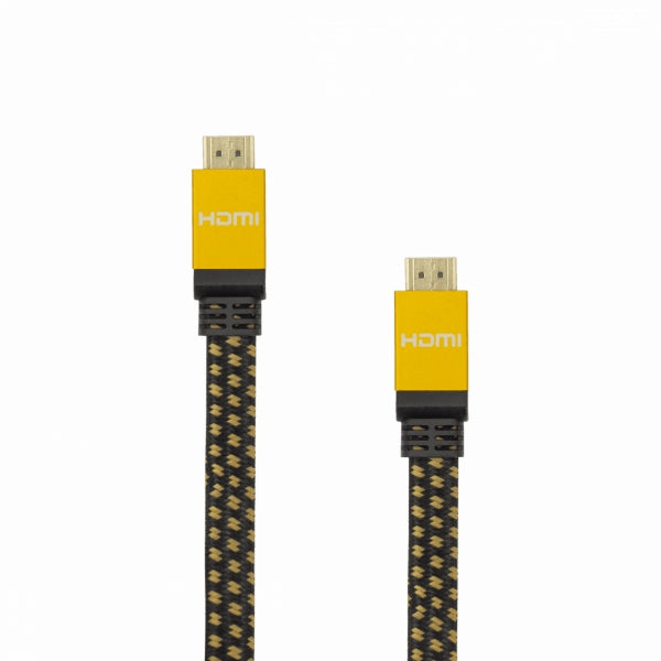 HDMI Kabelis 4K 1,5m, 24K apzeltīti spraudņi, Sbox HDMI20-HQ-15