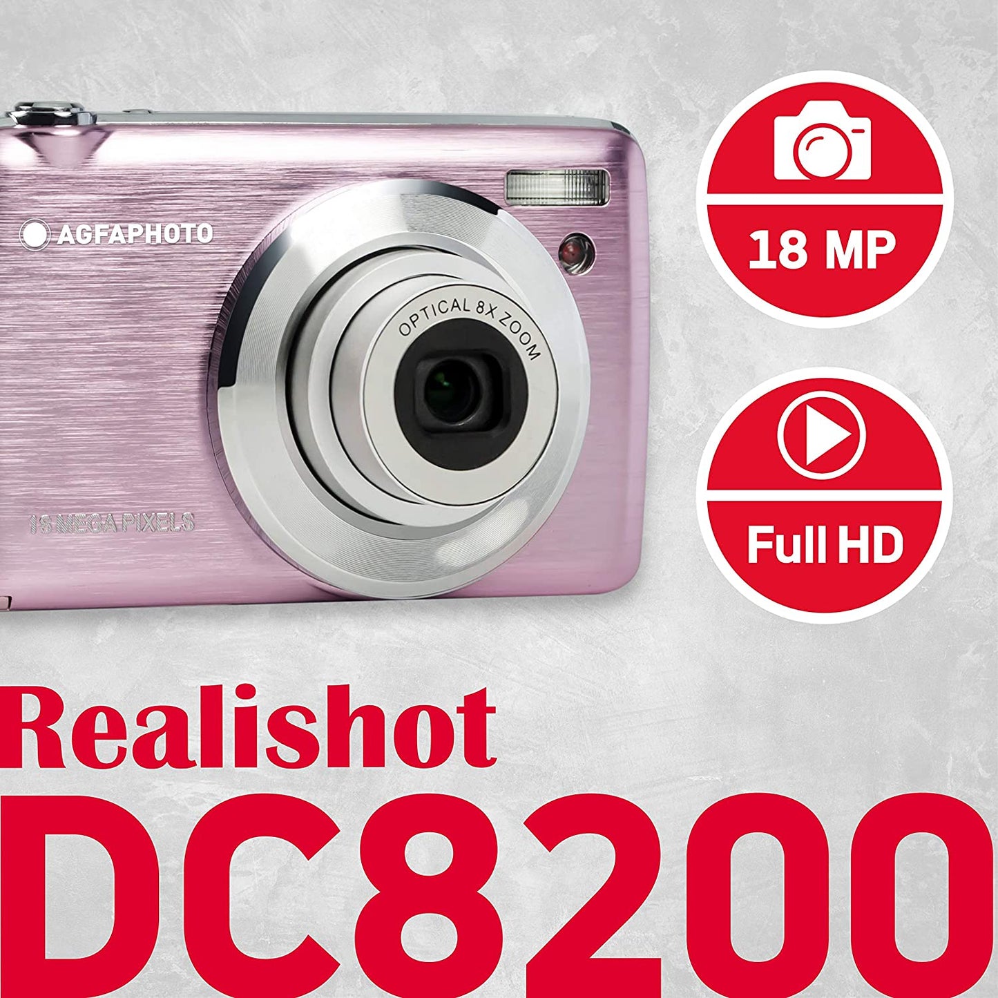 AgfaPhoto DC8200 Розовый