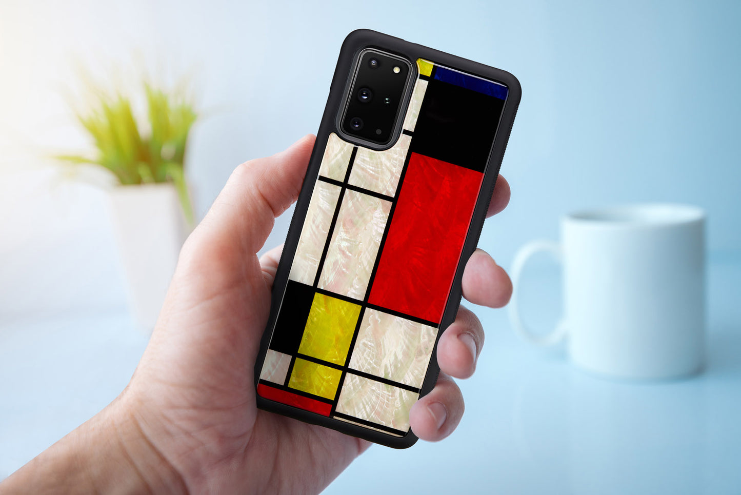 Чехол Mondrian Black iKins для Samsung Galaxy S20+