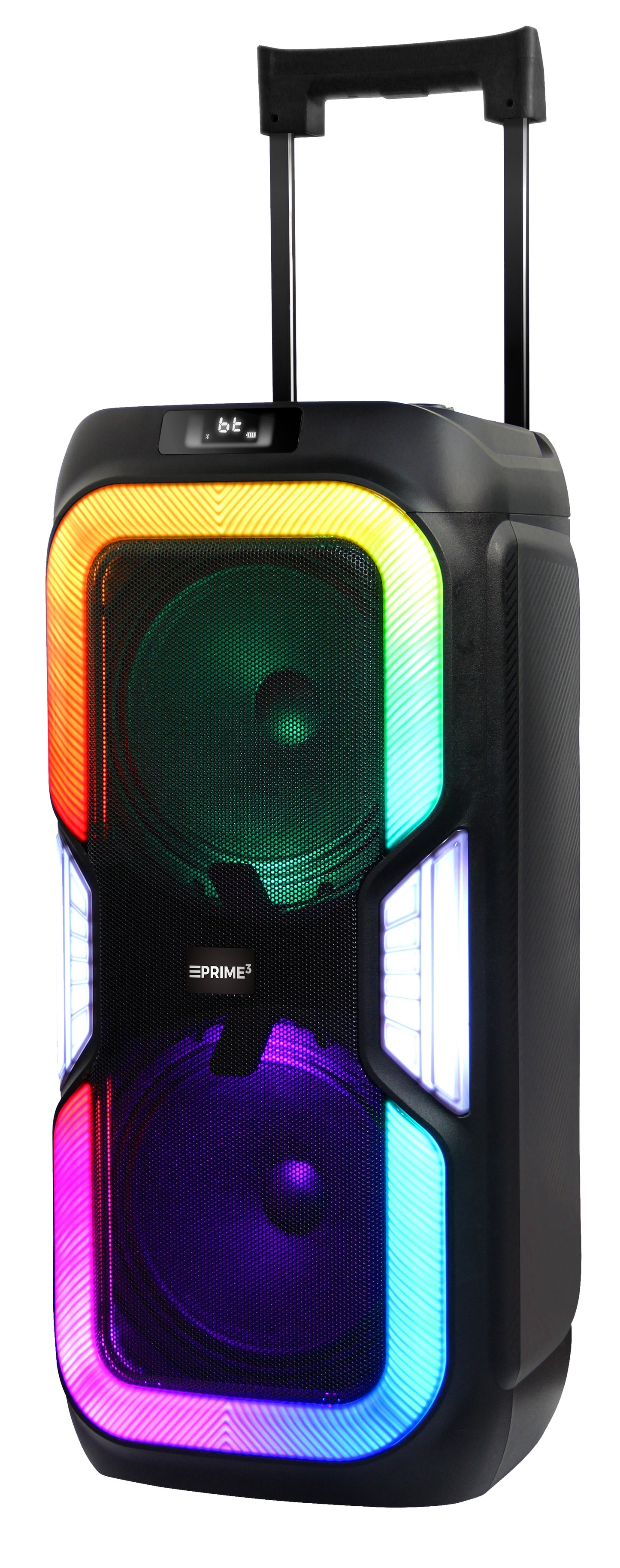 Bluetooth Skaļrunis ar Karaoke, 10000W, 2 Bezvadu Mikrofoni, FM Radio, Prime3 APS91