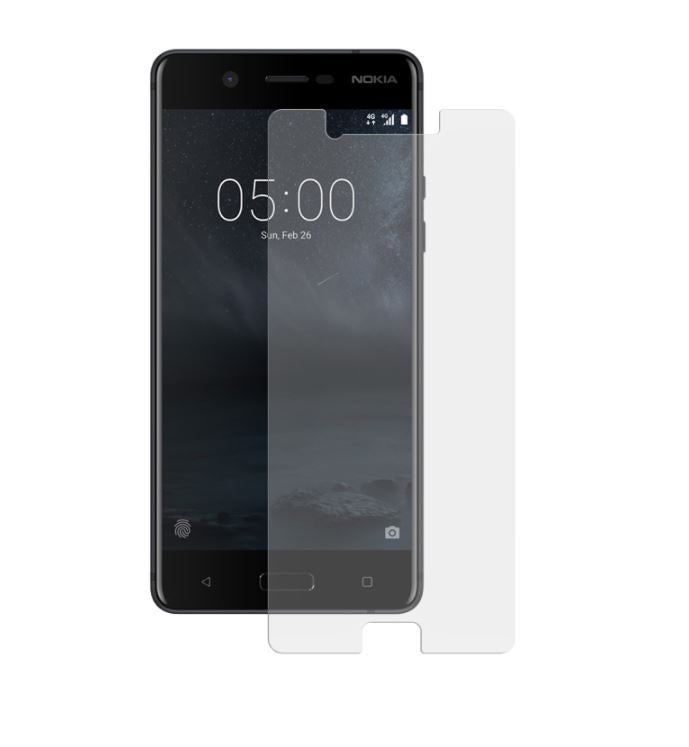 Rūdītais stikls 2.5D, skrāpējumiem izturīgs, Tellur Nokia 5