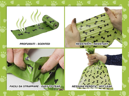 Dog poop bags with smell and durability, Beper C207PET012