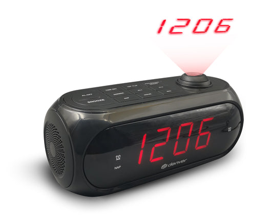 Digital Alarm Clock with Double Alarm and Projection Function