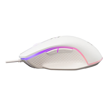 Gaming mouse with RGB lighting, 6400 DPI, White Shark GM-5009