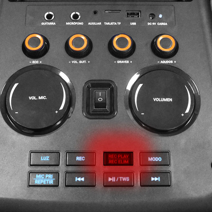 Bluetooth-динамик Manta SPK5220, 80 Вт, Disco LED, FM-радио, Bluetooth 5.0