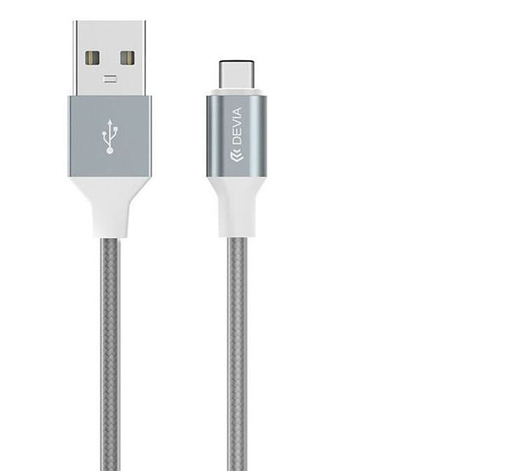 Кабель Devia Pheez Series для Micro USB (5В 2,4А,1М) серый