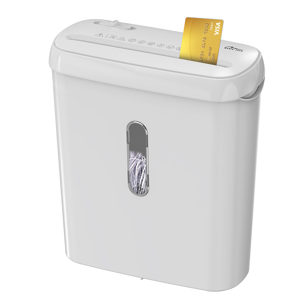 Document and credit card shredder, 8L, Media-Tech MT223 White