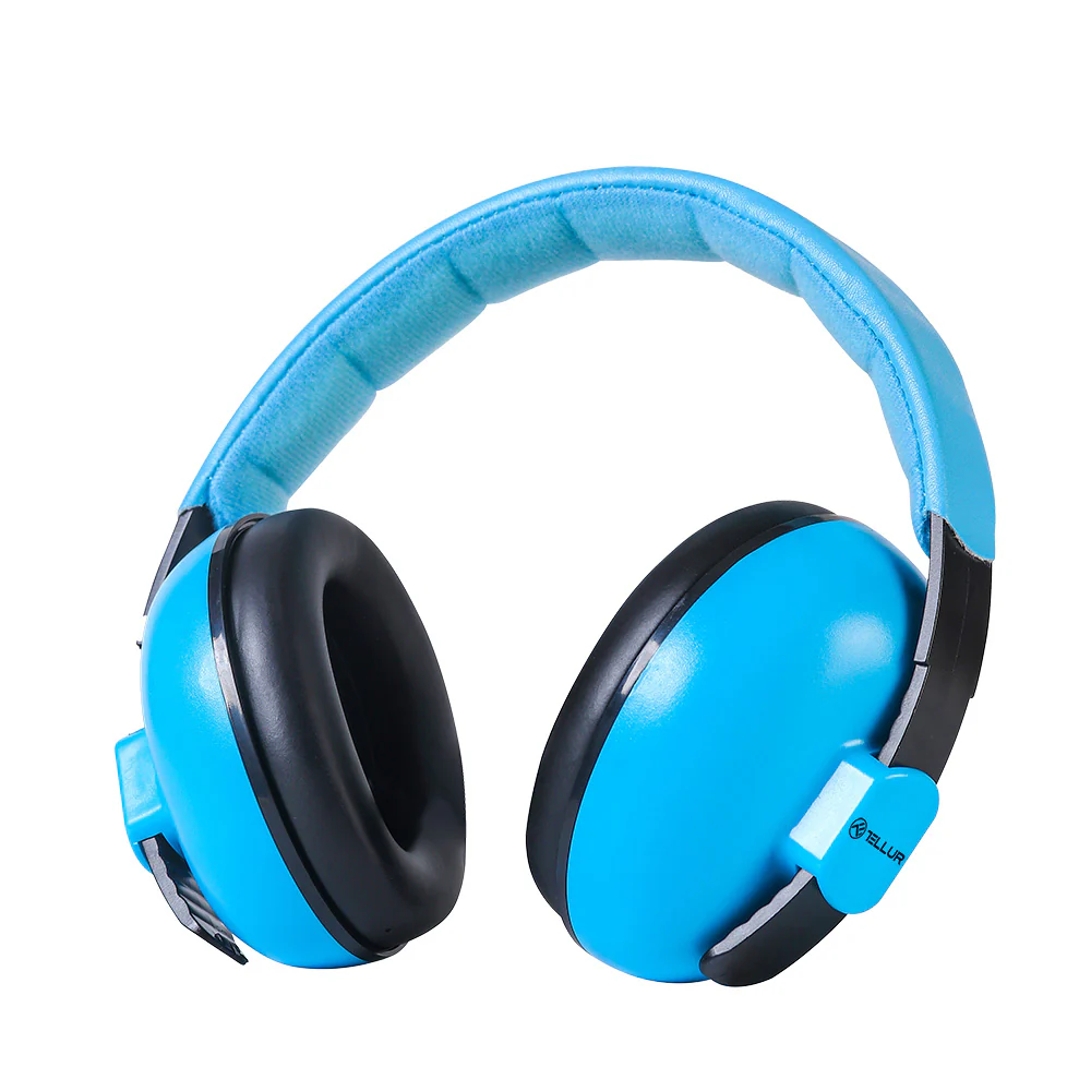 Children's noise-cancelling headphones, blue - Tellur