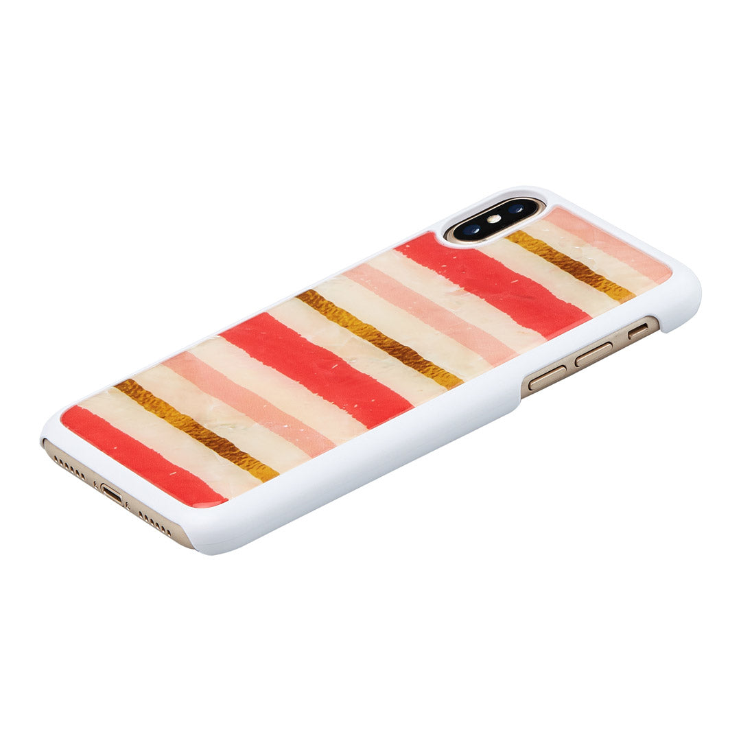 Smartphone cover for iPhone XS/S, short cake, white, iKins