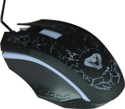 Optical Mouse with Lighting and Rubber Cover Media-Tech MT1117 Cobra Pro X-Light