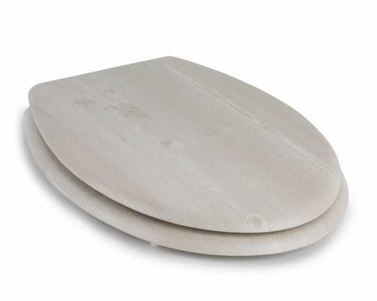 PVC veneer toilet seat, moisture resistant, Beldray LA033710WOKEU7