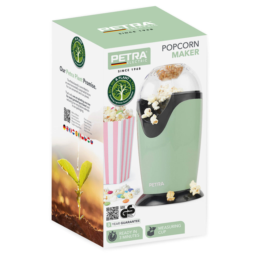 Petra PT0493GRVDEEU7 Popcorn Maker sorbet green