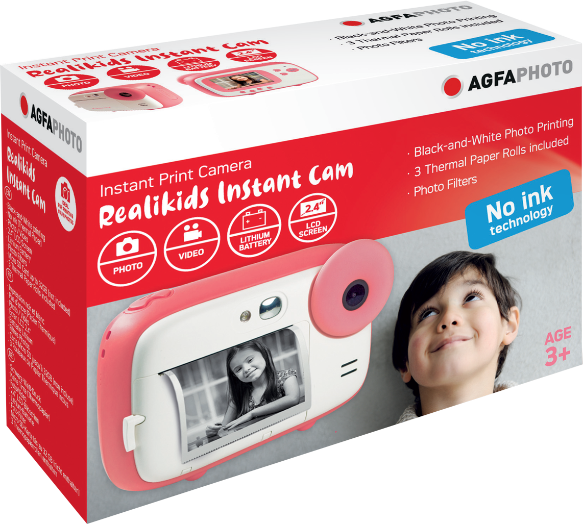 AGFA Realikids Instant Cam розовый