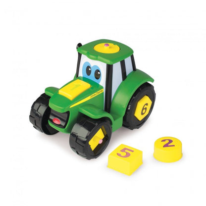 Multicolored children's tractor, Tomy Johnny 326