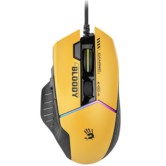 Computer Mouse with RGB Lighting, Optical, USB, A4Tech Bloody W95MAX
