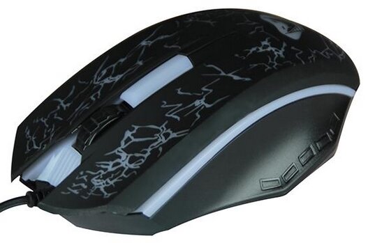 Optical Mouse with Lighting and Rubber Cover Media-Tech MT1117 Cobra Pro X-Light