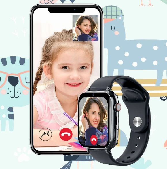 Children's smart watch with GPS and 4G connection Manta Kevin SWK02BK