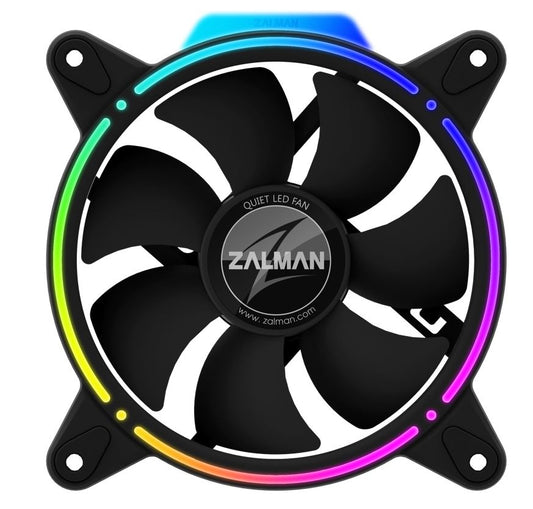 Computer case fan with LED lighting, 120mm, Zalman ZM-RFD120A