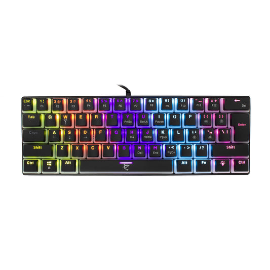 Mehāniskā Tastatūra ar Zilajiem Slēdžiem White Shark GK-2202 Ashiko