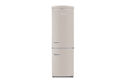 Freestanding refrigerator with freezer, beige, Severin RKG 8999