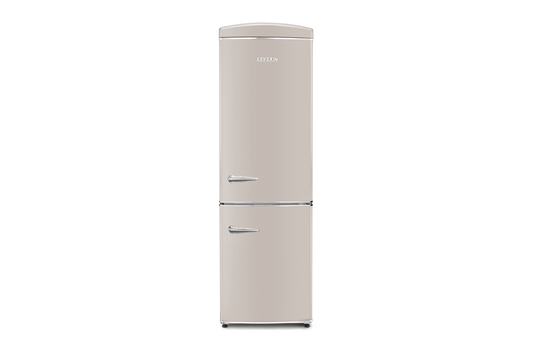 Freestanding refrigerator with freezer, beige, Severin RKG 8999