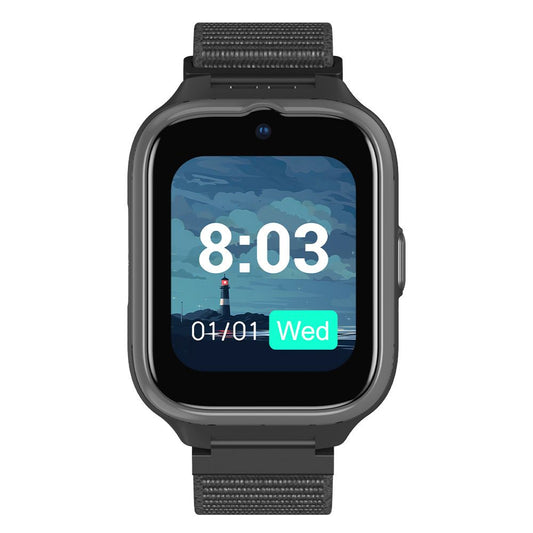 Smart watch with LTE and health monitoring MyPhone CareWatch Black