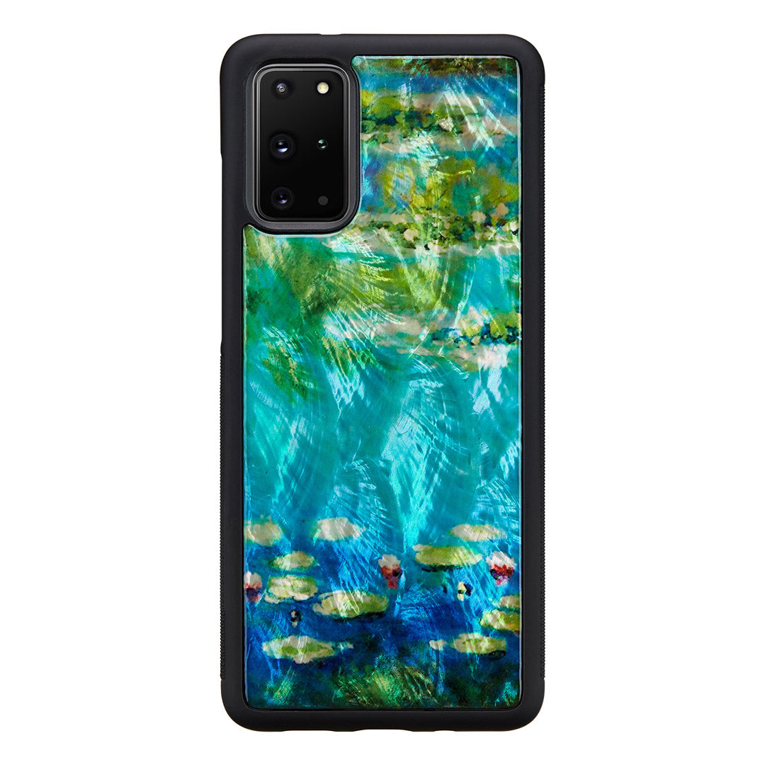 Samsung Galaxy S20+ Black Water Lily Cover iKins