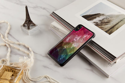 iPhone XS Max cover water flower black iKins