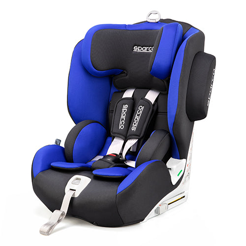 Детское автокресло с отличной защитой Sparco SK1000 Blue