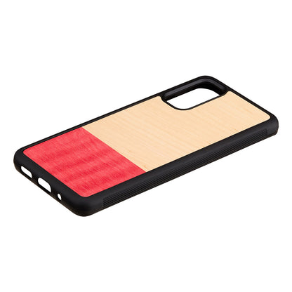 Protective cover made of wood and polycarbonate Samsung Galaxy S20 MAN&amp;WOOD